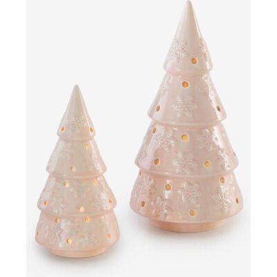 bonprix Deko-Objekte Schneeflocken Baum (2-tlg. Set) rosa bonprix Deko-Objekte Schneeflocken Baum (2-tlg. Set) rosa