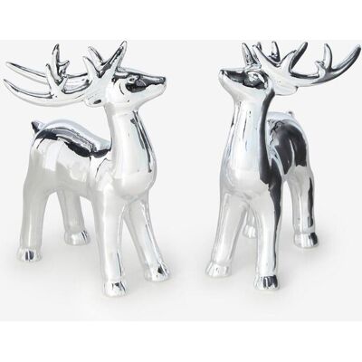 bonprix Deko-Objekt Rentiere (2er Pack) silber bonprix Deko-Objekt Rentiere (2er Pack) silber