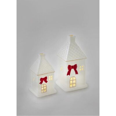 bonprix LED-Deko-Objekte Häuser (2-tlg. Set) beige bonprix LED-Deko-Objekte Häuser (2-tlg. Set) beige