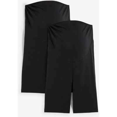 bonprix Umstands-Radlerhose aus Bio-Baumwolle (2er Pack) schwarz 36 bonprix Umstands-Radlerhose aus Bio-Baumwolle (2er Pack) schwarz 36