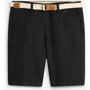 bonprix Stretch-Bermuda mit Gürtel in Regular Fit schwarz 52 bonprix Stretch-Bermuda mit Gürtel in Regular Fit schwarz 52