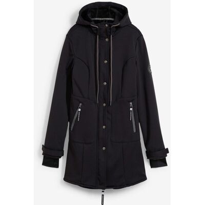 bonprix Super Stretch Softshell-Parka, wasserabweisend schwarz 50 bonprix Super Stretch Softshell-Parka, wasserabweisend schwarz 50