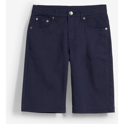 bonprix Stretch-Bermuda mit verstellbarem Bund, Regular Fit blau 146 bonprix Stretch-Bermuda mit verstellbarem Bund, Regular Fit blau 146