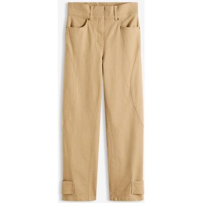 bonprix Twillhose mit hohem Bund beige 44 bonprix Twillhose mit hohem Bund beige 44
