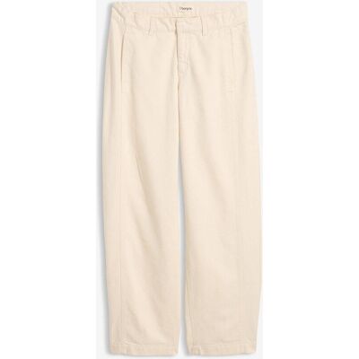 bonprix Barrel-Jeans, Mid Waist mit verstellbarem Bund farblos 36 bonprix Barrel-Jeans, Mid Waist mit verstellbarem Bund farblos 36