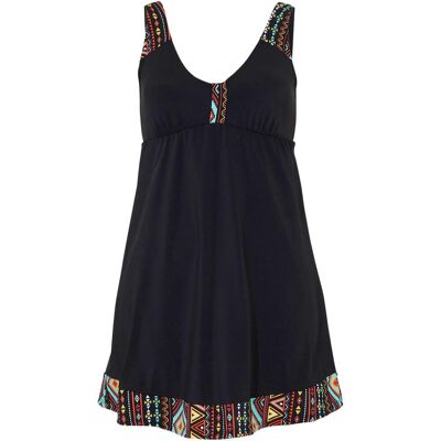 bonprix Badekleid schwarz 56 bonprix Badekleid schwarz 56