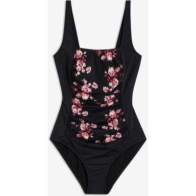 bonprix Medium Shape-Badeanzug mit eckigem Ausschnitt schwarz 56 bonprix Medium Shape-Badeanzug mit eckigem Ausschnitt schwarz 56