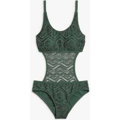 bonprix Monokini mit Spitze grün 36 bonprix Monokini mit Spitze grün 36
