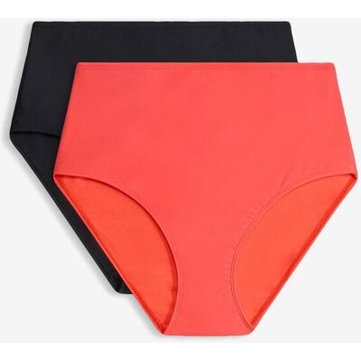 bonprix Highwaist-Bikinihose (2er Pack) rot 36 bonprix Highwaist-Bikinihose (2er Pack) rot 36