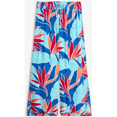 bonprix Strandhose aus fließender Viskose blau 38 bonprix Strandhose aus fließender Viskose blau 38