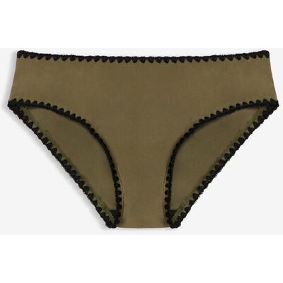 bonprix Bikinihose mit Stickerei grün 46 bonprix Bikinihose mit Stickerei grün 46