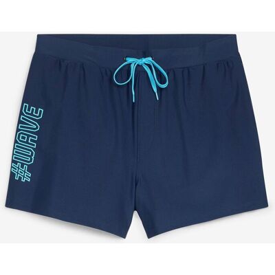 bonprix Weite Badehose aus elastischem Material blau 56 bonprix Weite Badehose aus elastischem Material blau 56
