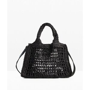 bonprix Strohumhängetasche schwarz 0 bonprix Strohumhängetasche schwarz 0