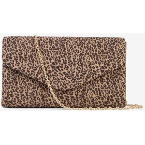 bonprix Clutch in Velourslederoptik mit Leoprint beige 0 bonprix Clutch in Velourslederoptik mit Leoprint beige 0