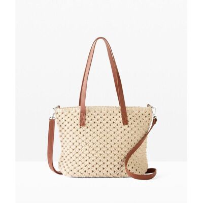 bonprix Makramee-Handtasche weiß 0 bonprix Makramee-Handtasche weiß 0
