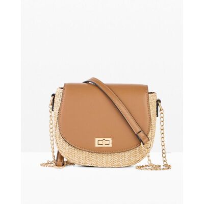 bonprix Umhängetasche in Strohoptik beige 0 bonprix Umhängetasche in Strohoptik beige 0