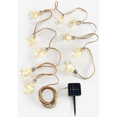 bonprix Solar Lichterkette mit Glühbirnen braun bonprix Solar Lichterkette mit Glühbirnen braun