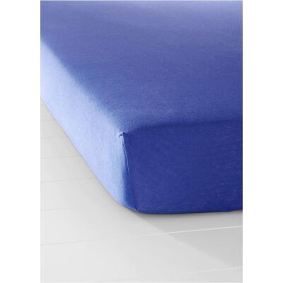 bonprix Jersey Spannbettlaken blau 4 (100/200 cm) bonprix Jersey Spannbettlaken blau 4 (100/200 cm)