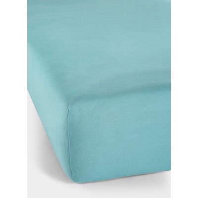 bonprix Jersey Spannbettlaken blau 4 (100/200 cm) bonprix Jersey Spannbettlaken blau 4 (100/200 cm)