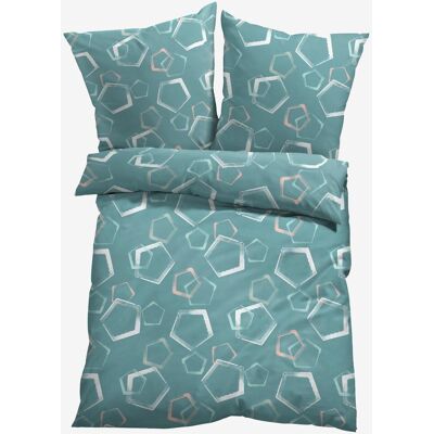bonprix Baumwollmix-Bettwäsche blau 3 (2x 80/80 cm/ 1x 200/200 cm) bonprix Baumwollmix-Bettwäsche blau 3 (2x 80/80 cm/ 1x 200/200 cm)