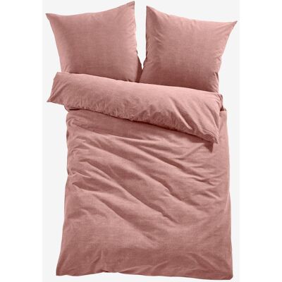 bonprix Biber-Bettwäsche in Leinenoptik rosa 1 (1x 80/80 cm/ 1x 135/200 cm) bonprix Biber-Bettwäsche in Leinenoptik rosa 1 (1x 80/80 cm/ 1x 135/200 cm)