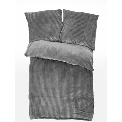 bonprix Wendbare Cashmere Touch Bettwäsche in Cordoptik grau 1 (1x 80/80 cm/ 1x 135/200 cm) bonprix Wendbare Cashmere Touch Bettwäsche in Cordoptik grau 1 (1x 80/80 cm/ 1x 135/200 cm)