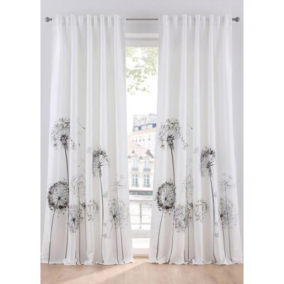 bonprix Pflegeleichter Vorhang aus Mikrofaser (1er Pack) weiß 4 (H/B: 245/140 cm) bonprix Pflegeleichter Vorhang aus Mikrofaser (1er Pack) weiß 4 (H/B: 245/140 cm)