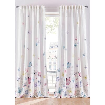 bonprix Microfaser Vorhang mit Schmetterlingsdruck (1er Pack) bunt 4 (H/B: 245/135 cm) bonprix Microfaser Vorhang mit Schmetterlingsdruck (1er Pack) bunt 4 (H/B: 245/135 cm)
