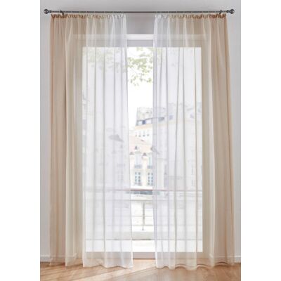 bonprix Gardinen aus leichtem Voile, auch in extra lang (2er Pack) beige 5 (H/B: 265/144 cm) bonprix Gardinen aus leichtem Voile, auch in extra lang (2er Pack) beige 5 (H/B: 265/144 cm)