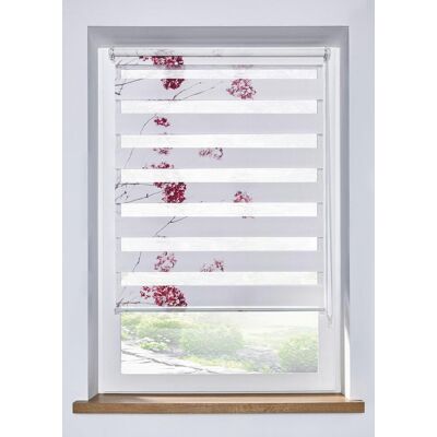 bonprix Doppelrollo mit Blumenmuster grau 1 (H/B: 130/45 cm) bonprix Doppelrollo mit Blumenmuster grau 1 (H/B: 130/45 cm)