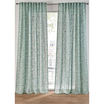 bonprix Vorhang aus recyceltem Polyester mit Blumendruck (1er Pack) grün 3 (H/B: 225/135 cm) bonprix Vorhang aus recyceltem Polyester mit Blumendruck (1er Pack) grün 3 (H/B: 225/135 cm)
