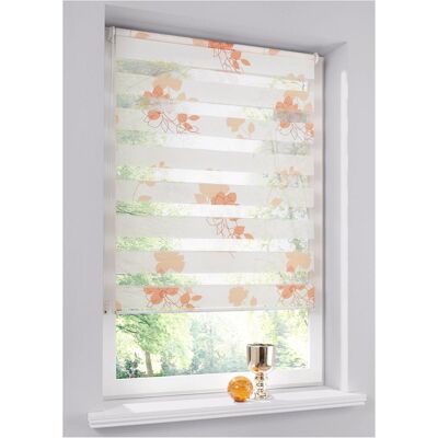 bonprix Doppelrollo mit Blumenmuster orange 3 (H/B: 130/60 cm) bonprix Doppelrollo mit Blumenmuster orange 3 (H/B: 130/60 cm)