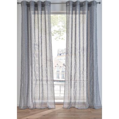 bonprix Vorhang mit Webstreifen (1er Pack) grau 2 (H/B: 245/140 cm) bonprix Vorhang mit Webstreifen (1er Pack) grau 2 (H/B: 245/140 cm)