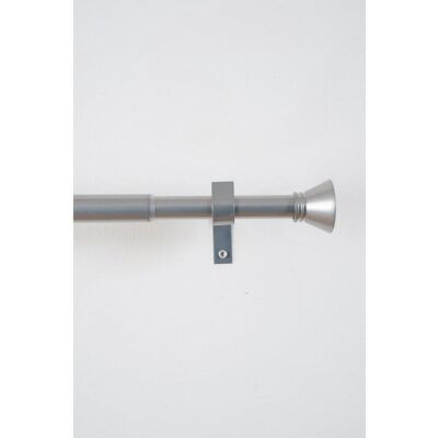 bonprix Ausziehbare Gardinenstange mit Endstück silber 3 (160-230cm) bonprix Ausziehbare Gardinenstange mit Endstück silber 3 (160-230cm)