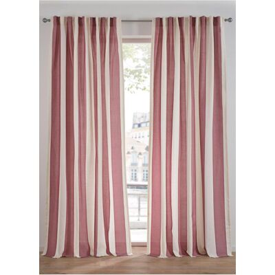 bonprix Vorhang mit Streifen und recyceltem Polyester, auch in extra lang (1er Pack) rot 4 (H/B: 245/140 cm) bonprix Vorhang mit Streifen und recyceltem Polyester, auch in extra lang (1er Pack) rot 4 (H/B: 245/140 cm)