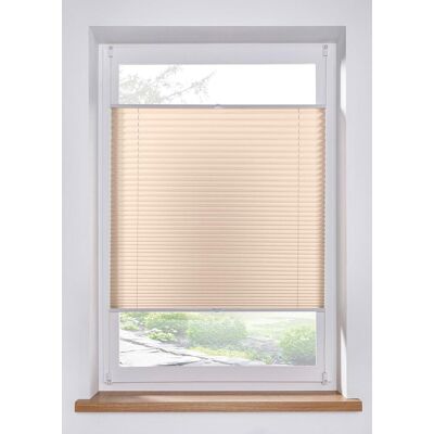 bonprix Plissee ohne Bohren beige 6 (H/B: 130/100 cm) bonprix Plissee ohne Bohren beige 6 (H/B: 130/100 cm)