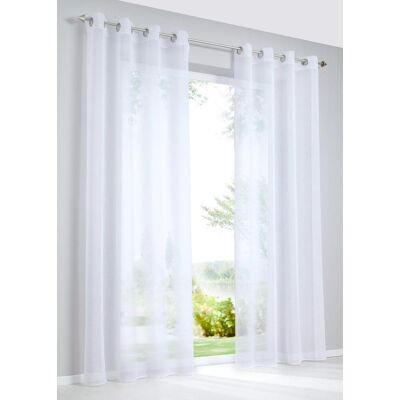 bonprix Gardine aus feiner Batist Struktur (1er Pack) weiß 2 (H/B: 175/140 cm) bonprix Gardine aus feiner Batist Struktur (1er Pack) weiß 2 (H/B: 175/140 cm)