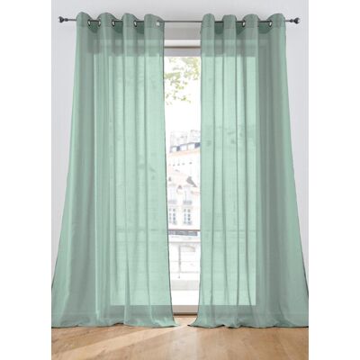 bonprix Gardine aus feiner Batist Struktur (1er Pack) grün 1 (H/B: 145/140 cm) bonprix Gardine aus feiner Batist Struktur (1er Pack) grün 1 (H/B: 145/140 cm)