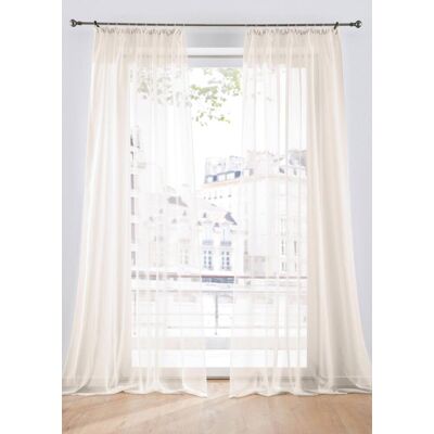 bonprix Gardinen aus leichtem Voile (2er Pack) beige 1 (H/B: 145/150 cm) bonprix Gardinen aus leichtem Voile (2er Pack) beige 1 (H/B: 145/150 cm)