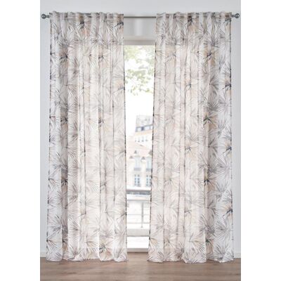 bonprix Gardine mit Druck (1er Pack) beige 4 (H/B: 245/135 cm) bonprix Gardine mit Druck (1er Pack) beige 4 (H/B: 245/135 cm)