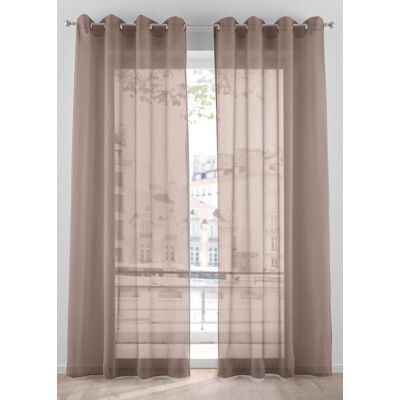 bonprix Gardine aus leichtem Voile (1er Pack) braun 2 (H/B: 175/140 cm) bonprix Gardine aus leichtem Voile (1er Pack) braun 2 (H/B: 175/140 cm)