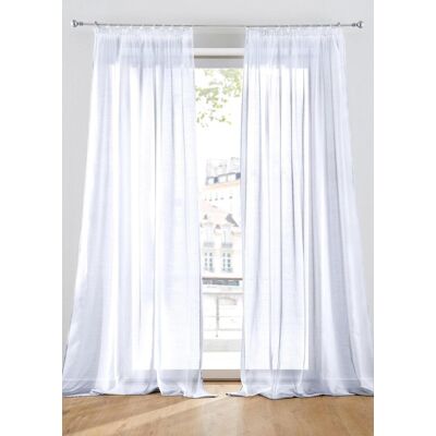 bonprix Gardine aus feiner Batist Struktur (1er Pack) weiß 1 (H/B: 145/140 cm) bonprix Gardine aus feiner Batist Struktur (1er Pack) weiß 1 (H/B: 145/140 cm)