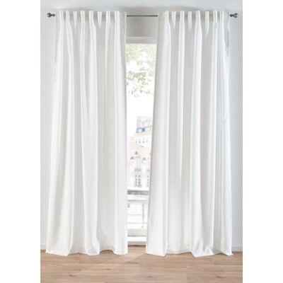bonprix Gardinen aus recyceltem Material (2er Pack) weiß 6 (H/B: 300/135 cm) bonprix Gardinen aus recyceltem Material (2er Pack) weiß 6 (H/B: 300/135 cm)