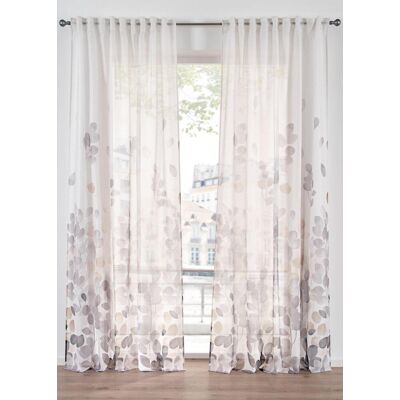 bonprix Gardine mit Druck (1er Pack) weiß 3 (H/B: 225/135 cm) bonprix Gardine mit Druck (1er Pack) weiß 3 (H/B: 225/135 cm)