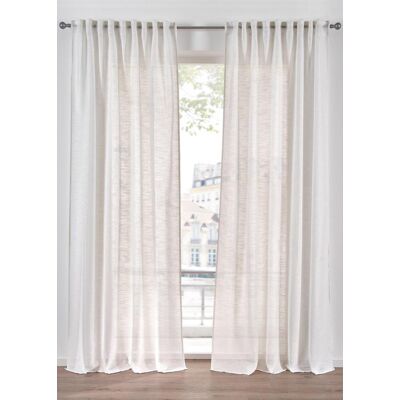 bonprix Vorhang mit Struktur, auch in extralang (1er Pack) weiß 3 (H/B: 225/140 cm) bonprix Vorhang mit Struktur, auch in extralang (1er Pack) weiß 3 (H/B: 225/140 cm)