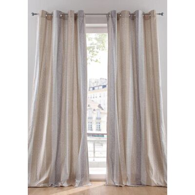 bonprix Blickdichter Vorhang mit Baumwolle (1er Pack) beige 4 (H/B: 245/135 cm) bonprix Blickdichter Vorhang mit Baumwolle (1er Pack) beige 4 (H/B: 245/135 cm)