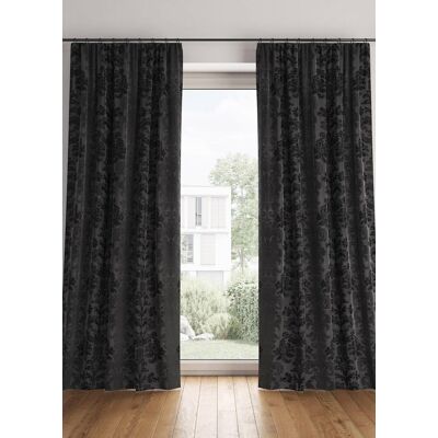 bonprix Abdunkelnder Vorhang, in vielen Größen (1er Pack) schwarz 6 (H/B: 245/270 cm) bonprix Abdunkelnder Vorhang, in vielen Größen (1er Pack) schwarz 6 (H/B: 245/270 cm)
