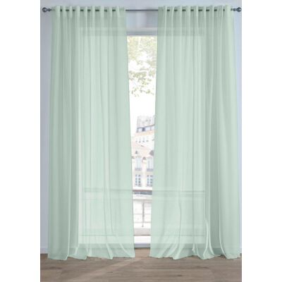 bonprix Gardine aus feiner Batist Struktur (1er Pack) grün 2 (H/B: 175/140 cm) bonprix Gardine aus feiner Batist Struktur (1er Pack) grün 2 (H/B: 175/140 cm)