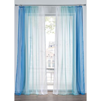 bonprix Gardinen aus leichtem Voile, auch in extra lang (2er Pack) blau 6 (H/B: 295/144 cm) bonprix Gardinen aus leichtem Voile, auch in extra lang (2er Pack) blau 6 (H/B: 295/144 cm)