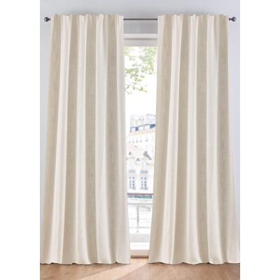 bonprix Blickdichter Vorhang mit grober Struktur (1er Pack) gelb 2 (H/B: 175/130 cm) bonprix Blickdichter Vorhang mit grober Struktur (1er Pack) gelb 2 (H/B: 175/130 cm)